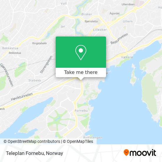 Teleplan Fornebu map