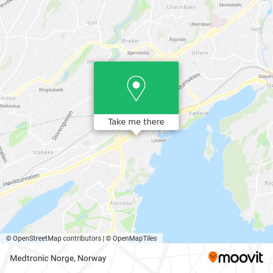 Medtronic Norge map