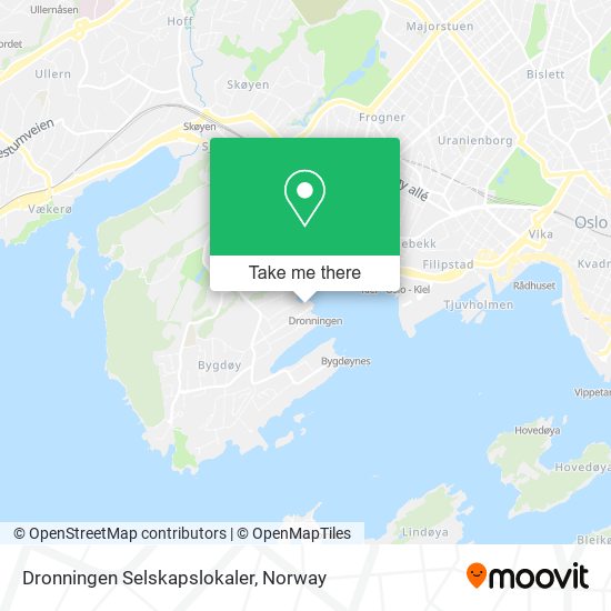 Dronningen Selskapslokaler map