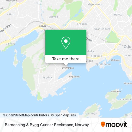 Bemanning & Bygg Gunnar Beckmann map