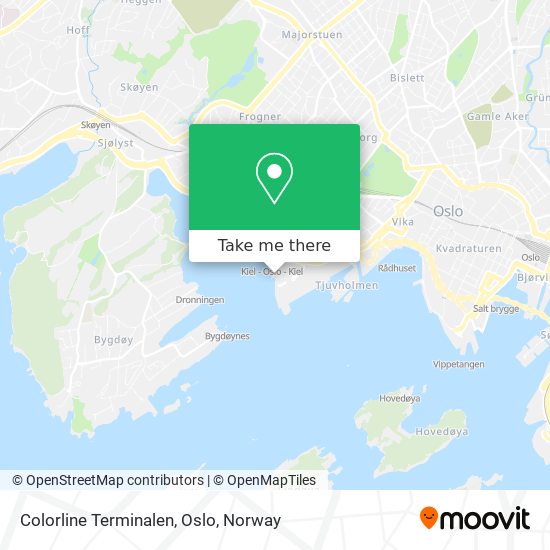 Colorline Terminalen, Oslo map