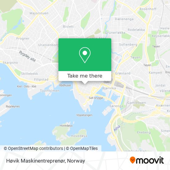 Høvik Maskinentreprenør map