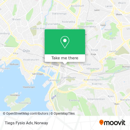 Tiegs Fysio Adv map