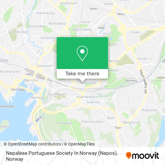 Nepalese Portuguese Society In Norway (Nepos) map