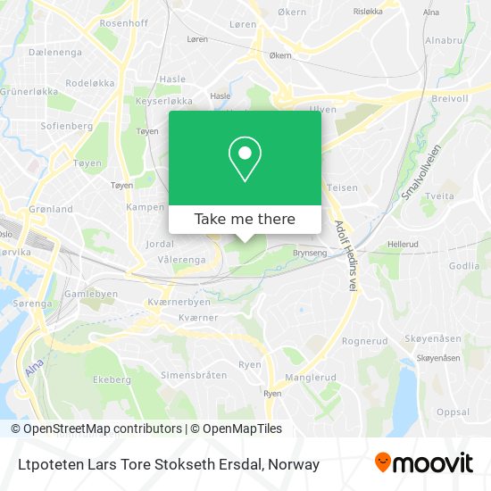 Ltpoteten Lars Tore Stokseth Ersdal map