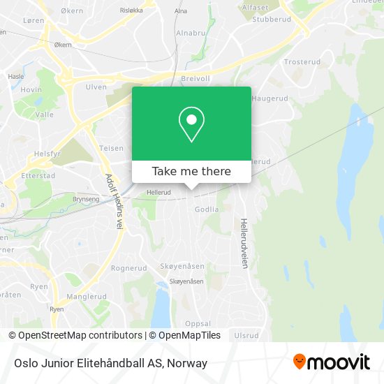 Oslo Junior Elitehåndball AS map