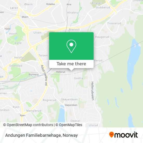 Andungen Familiebarnehage map