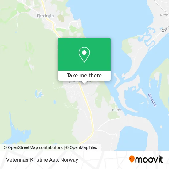 Veterinær Kristine Aas map