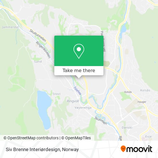 Siv Brenne Interiørdesign map