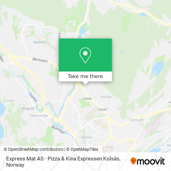 Express Mat AS - Pizza & Kina Expressen Kolsås map