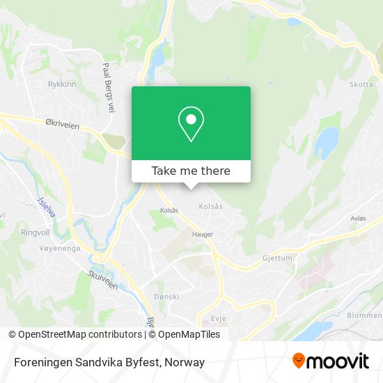 Foreningen Sandvika Byfest map