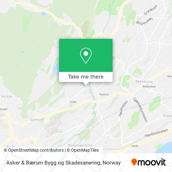 Asker & Bærum Bygg og Skadesanering map