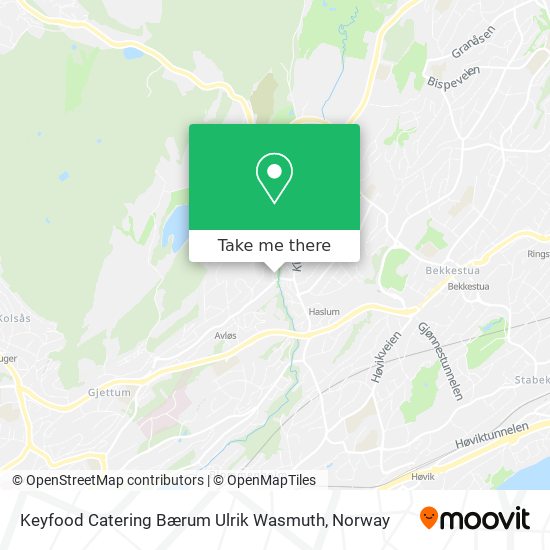 Keyfood Catering Bærum Ulrik Wasmuth map