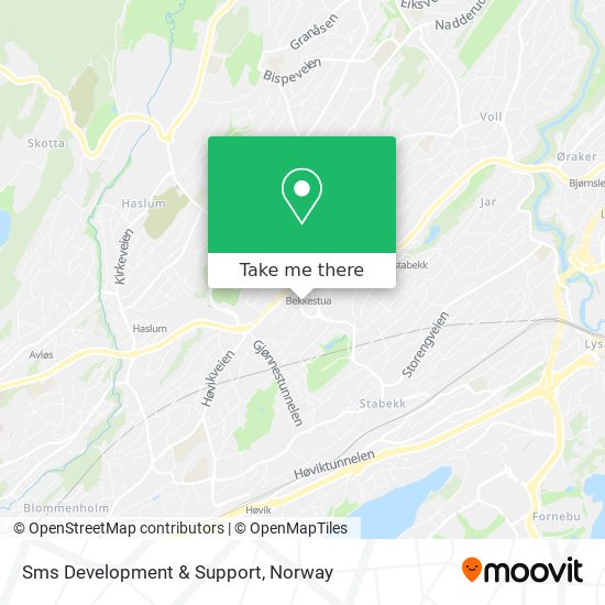 Sms Development & Support map