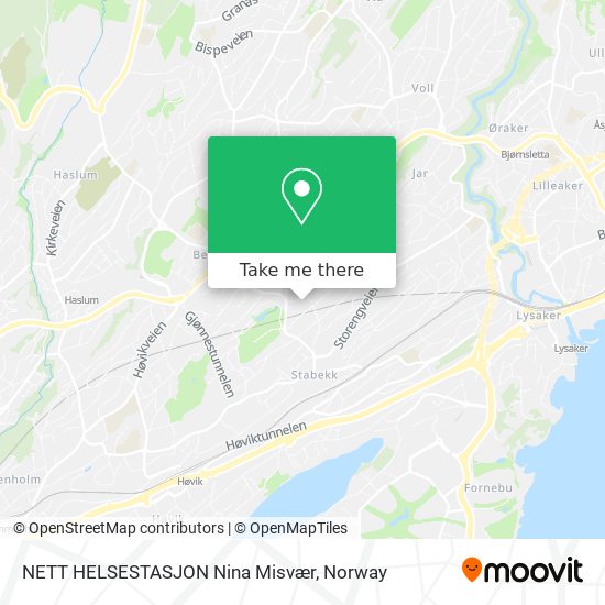 NETT HELSESTASJON Nina Misvær map