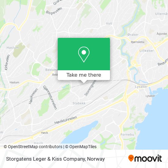 Storgatens Leger & Kiss Company map