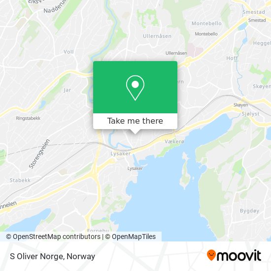 S Oliver Norge map