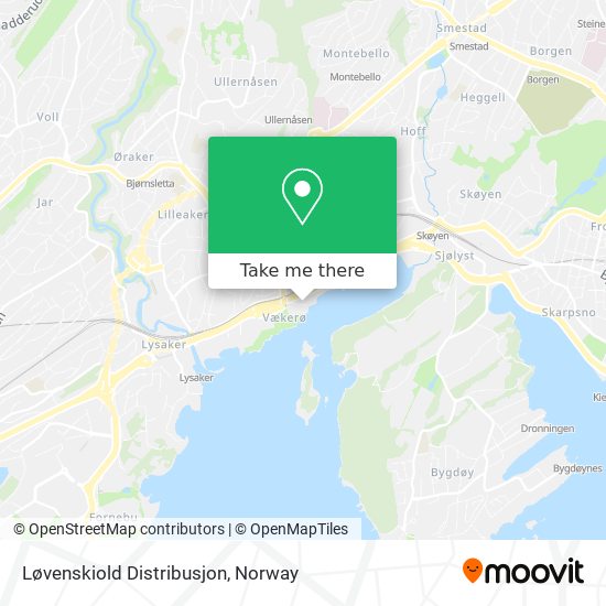 Løvenskiold Distribusjon map