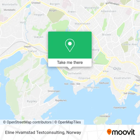 Eline Hvamstad Textconsulting map