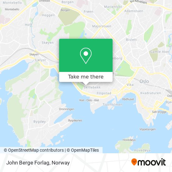 John Berge Forlag map