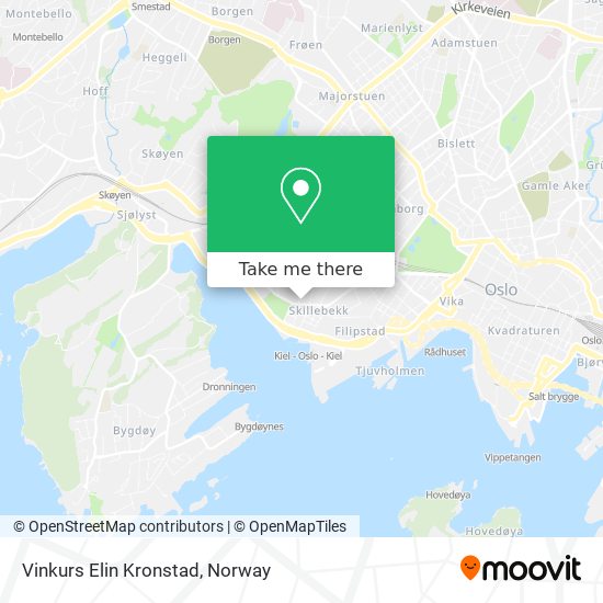 Vinkurs Elin Kronstad map