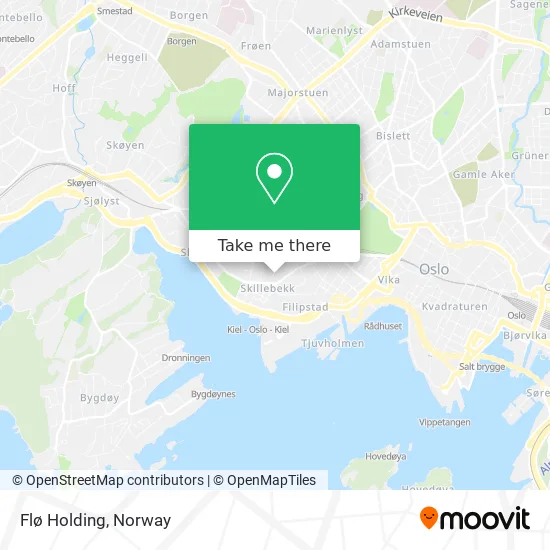 Flø Holding map