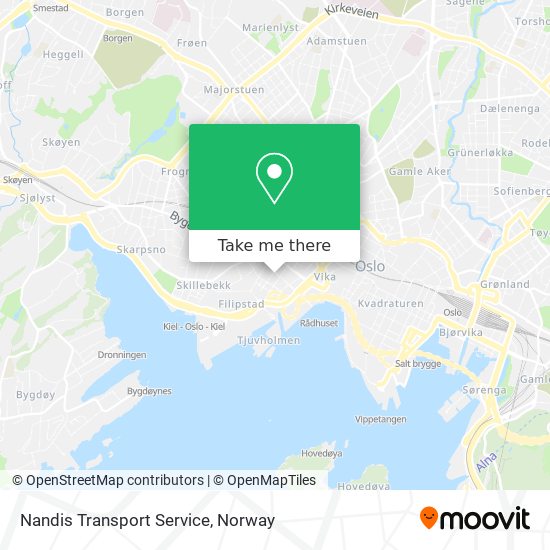 Nandis Transport Service map