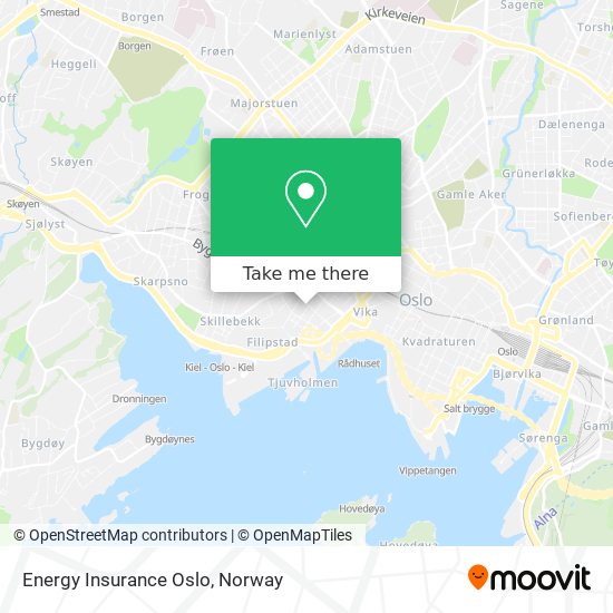 Energy Insurance Oslo map