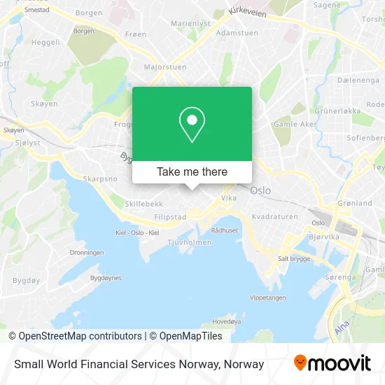 Small World Financial Services Norway map