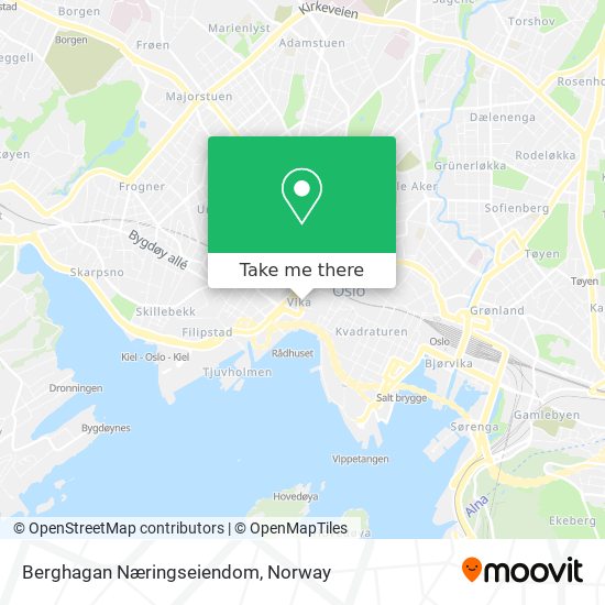 Berghagan Næringseiendom map