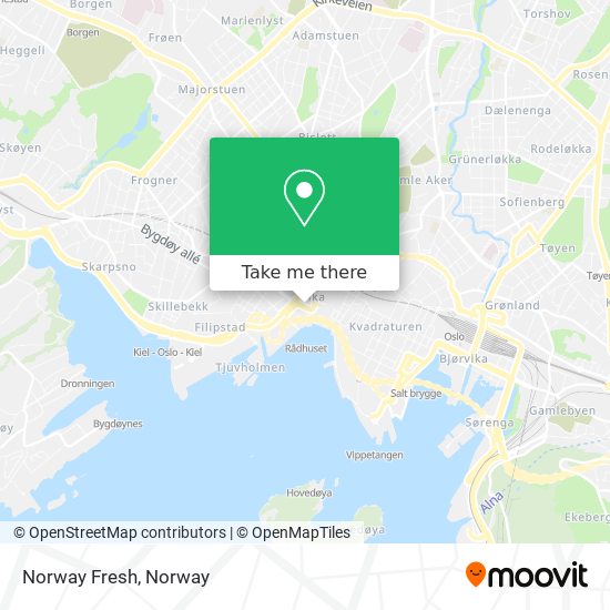 Norway Fresh map