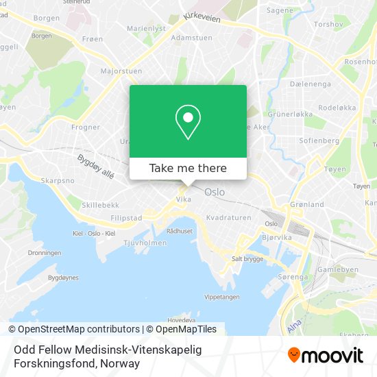 Odd Fellow Medisinsk-Vitenskapelig Forskningsfond map