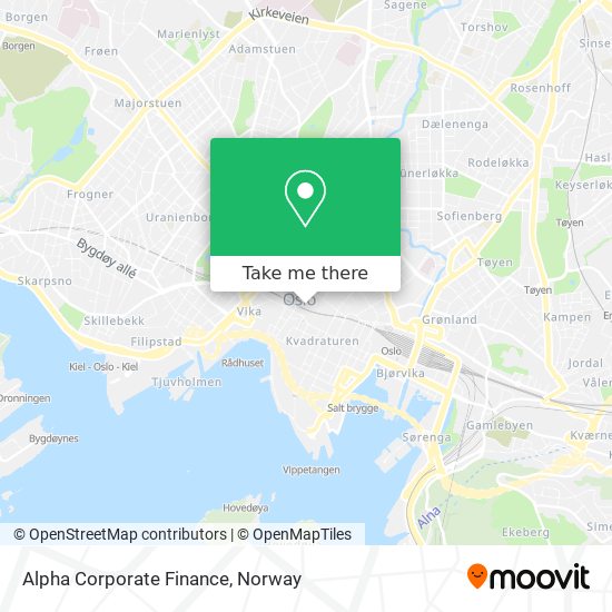 Alpha Corporate Finance map