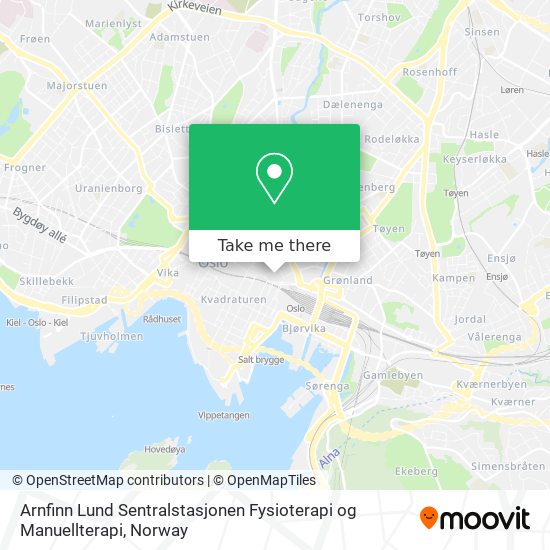 Arnfinn Lund Sentralstasjonen Fysioterapi og Manuellterapi map
