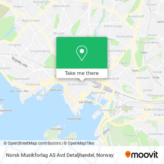 Norsk Musikforlag AS Avd Detaljhandel map