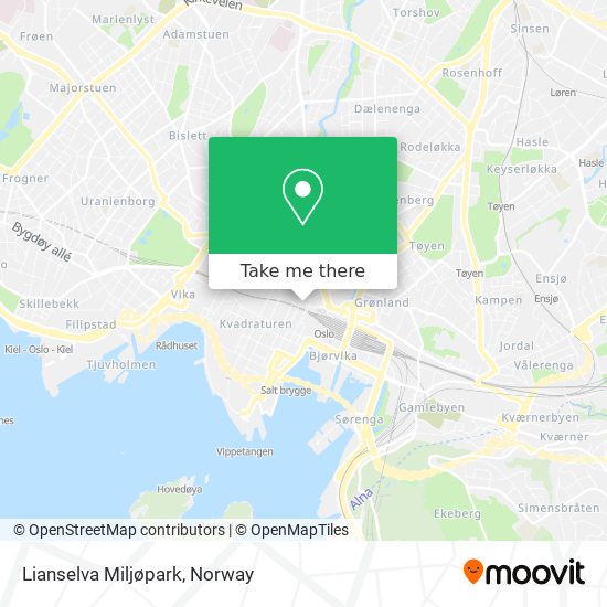 Lianselva Miljøpark map