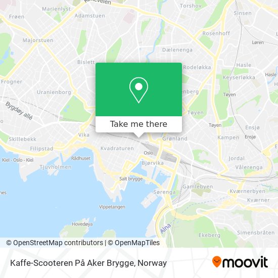 Kaffe-Scooteren På Aker Brygge map