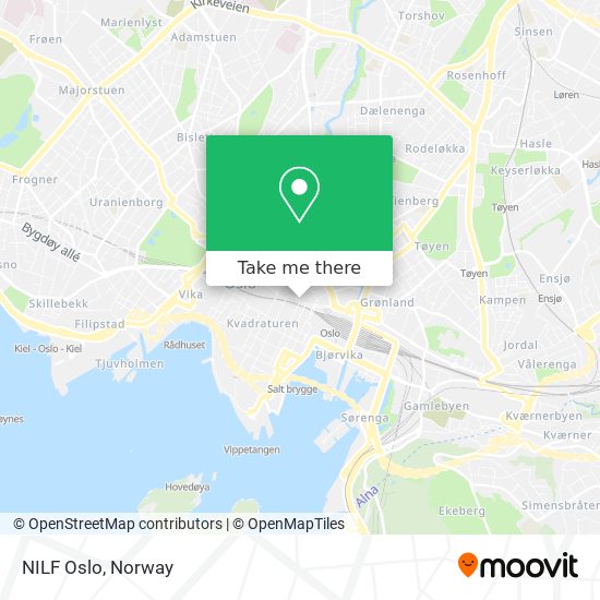 NILF Oslo map