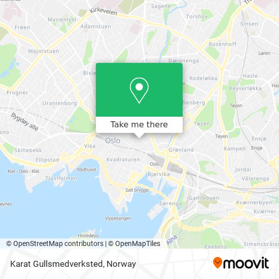 Karat Gullsmedverksted map