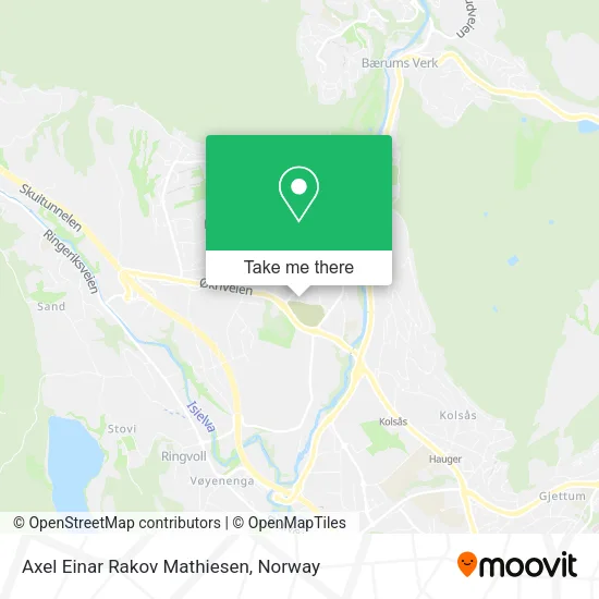 Axel Einar Rakov Mathiesen map