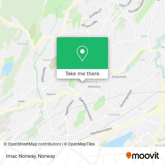 Imac Norway map