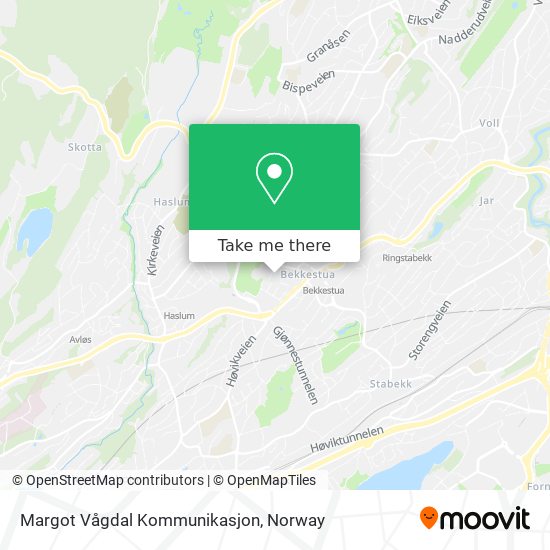 Margot Vågdal Kommunikasjon map