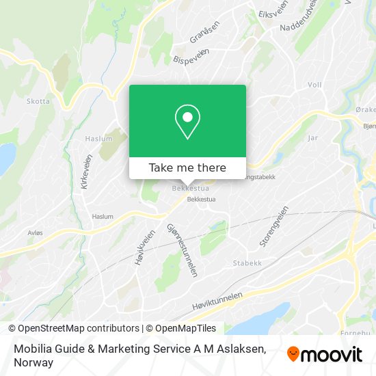 Mobilia Guide & Marketing Service A M Aslaksen map