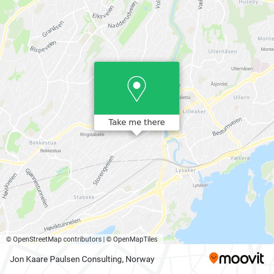 Jon Kaare Paulsen Consulting map