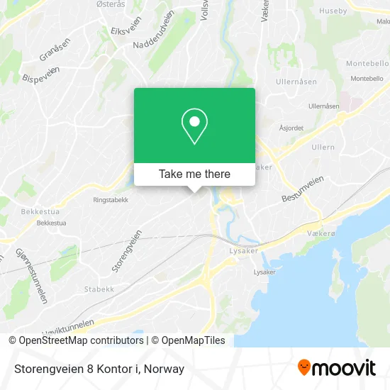Storengveien 8 Kontor i map