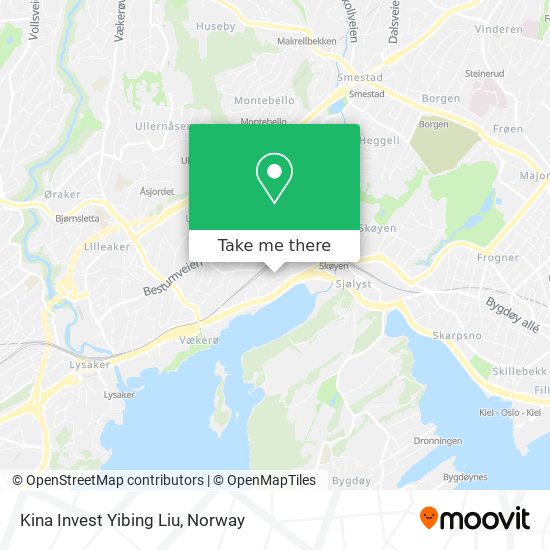 Kina Invest Yibing Liu map