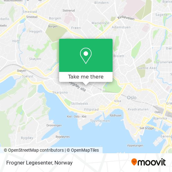 Frogner Legesenter map