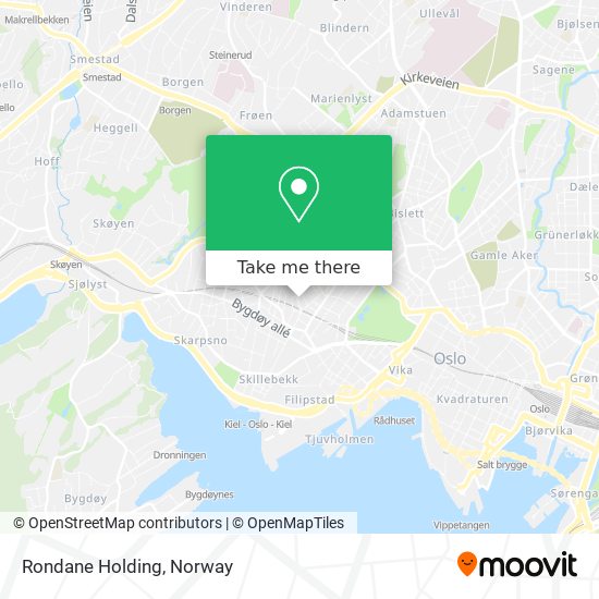 Rondane Holding map