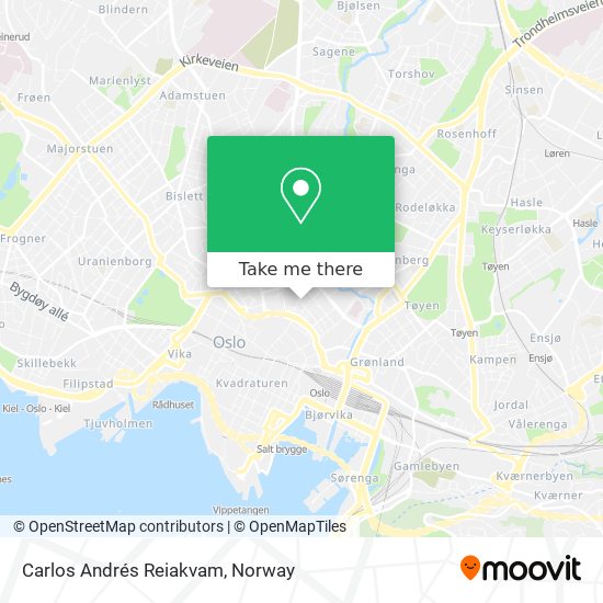 Carlos Andrés Reiakvam map