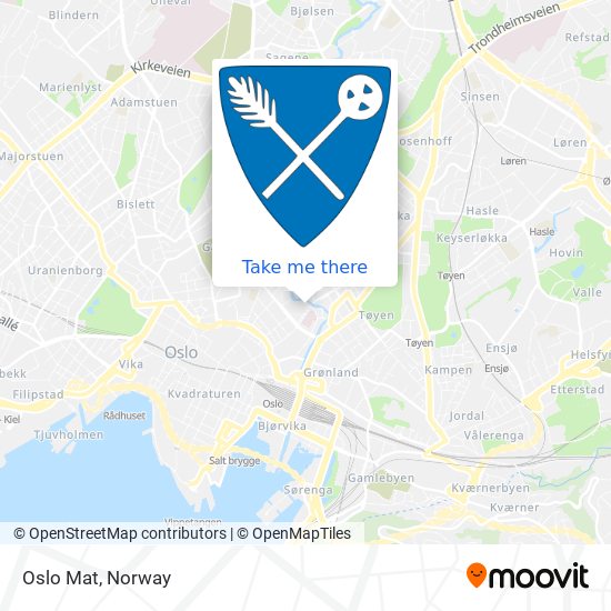 Oslo Mat map